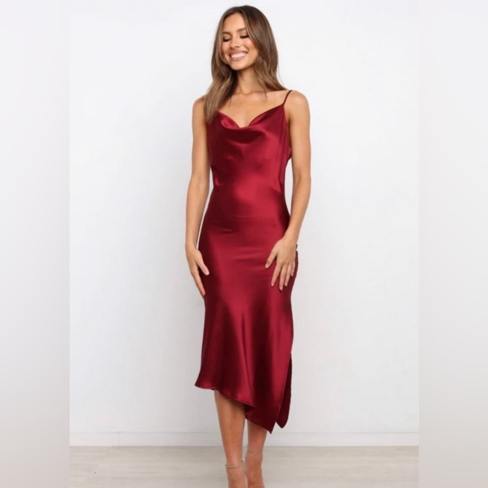 Petal and Pup Cyprus Dress in Wine